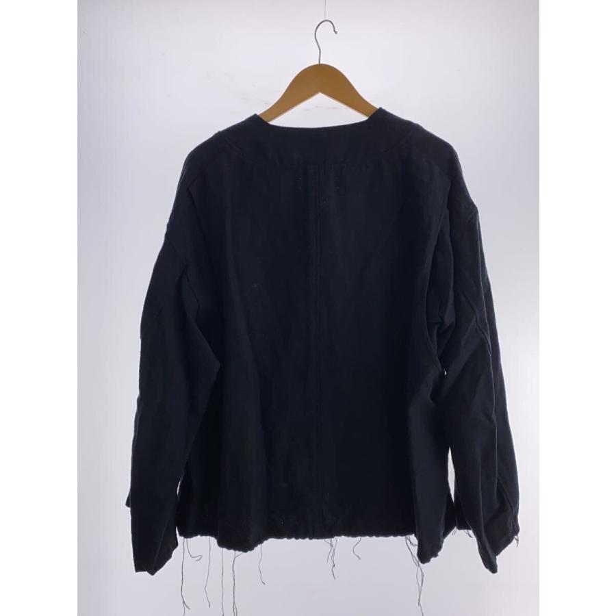 barbell object ジャケット 黒 サイズ:1 barbell object◇25SS/sc jkt/ジャケット/2/シルク/BLK/bo-04a01