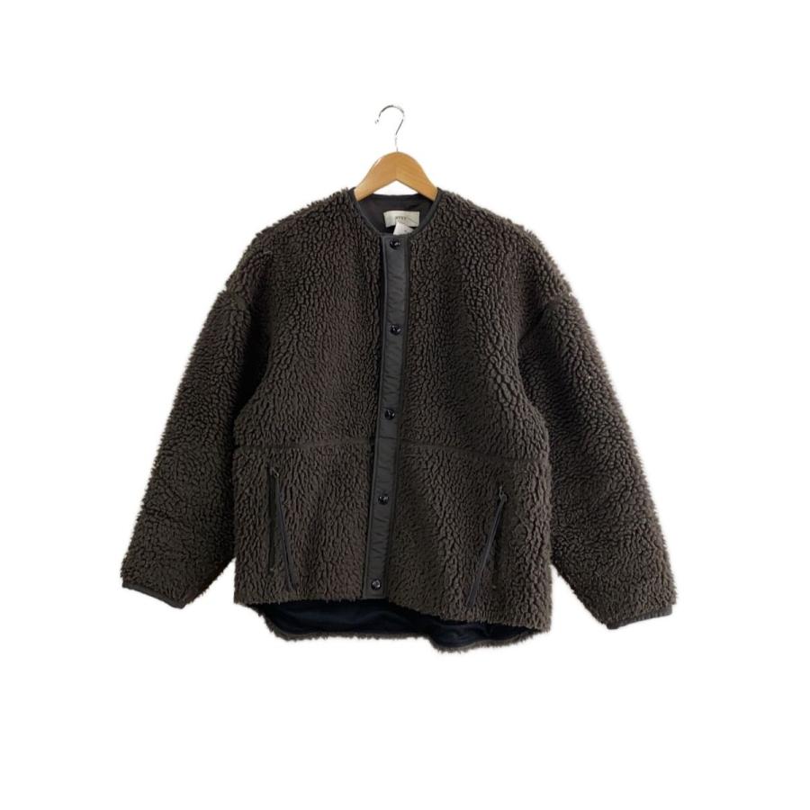 HYKE◇20AW/FAUX SHEARLING JACKETフリースジャケット/1/ポリエステル