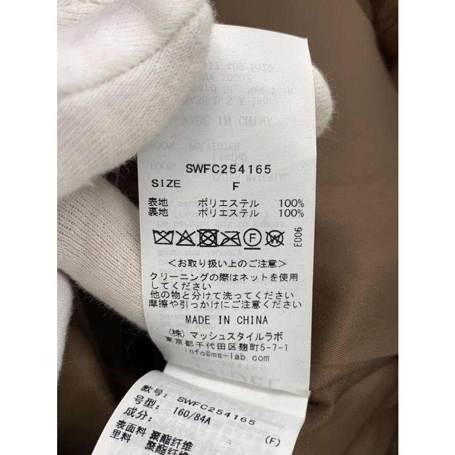 SNIDEL◇25AW/ファーショートコート/one/ポリエステル/BRW/SWFC254165 