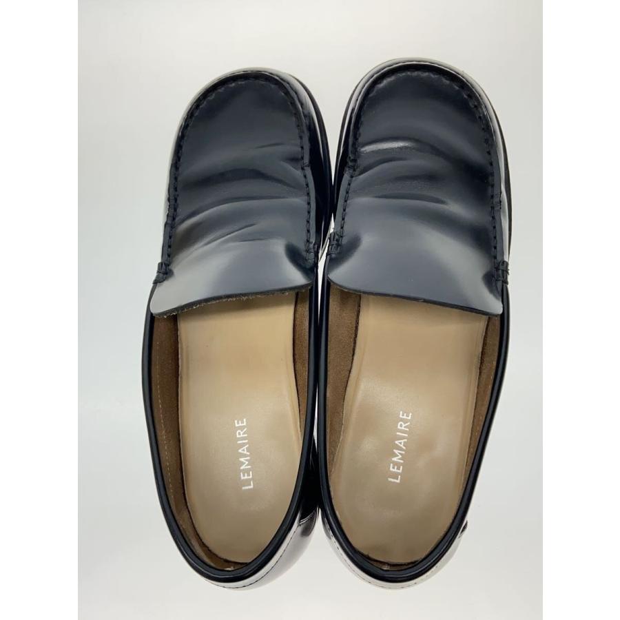 LEMAIRE◇小傷有/ローファー/39/BLK/レザー : セカンドストリートYahoo