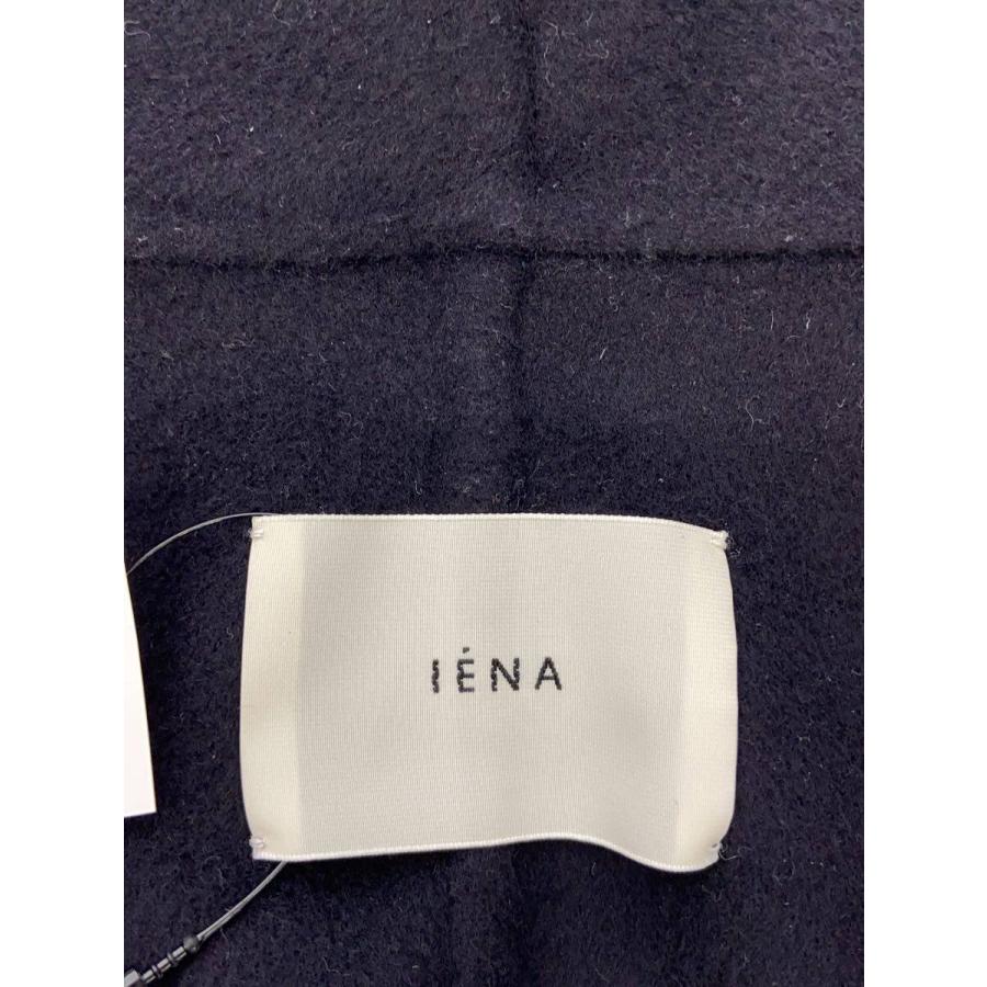 IENA◇25AW/Super160 ショールカラーハーフコート/36/ウール/NVY