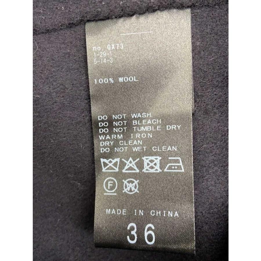 IENA◇25AW/Super160 ショールカラーハーフコート/36/ウール/NVY
