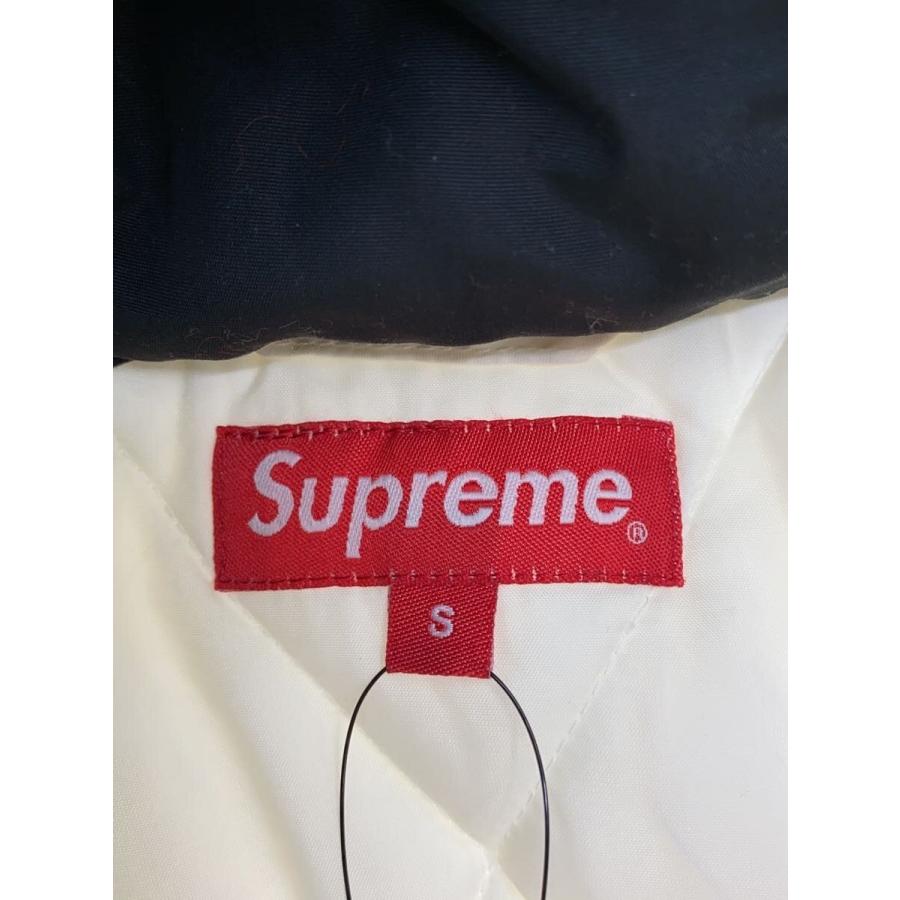 Supreme◇17AW/PUFFY HOCKEY PULLOVER/S/ポリエステル/WHT/汚れ有