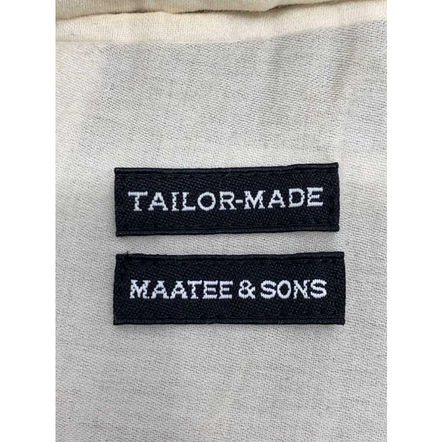 MAATEE&SONS◇DOUBLE WASHED EM JACKET 強撚平MATT/2/ウール/BLK