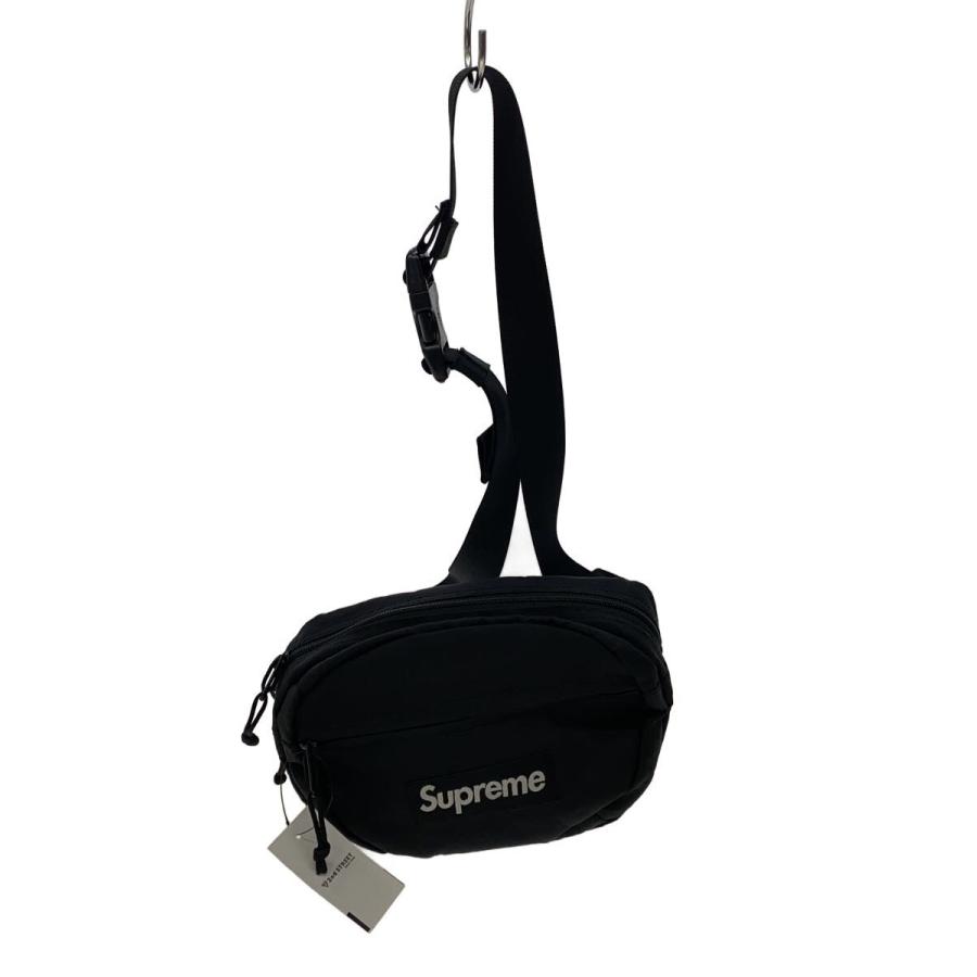 Supreme◇18FW/Waist Bag/ウエストバッグ/ポリエステル/BLK