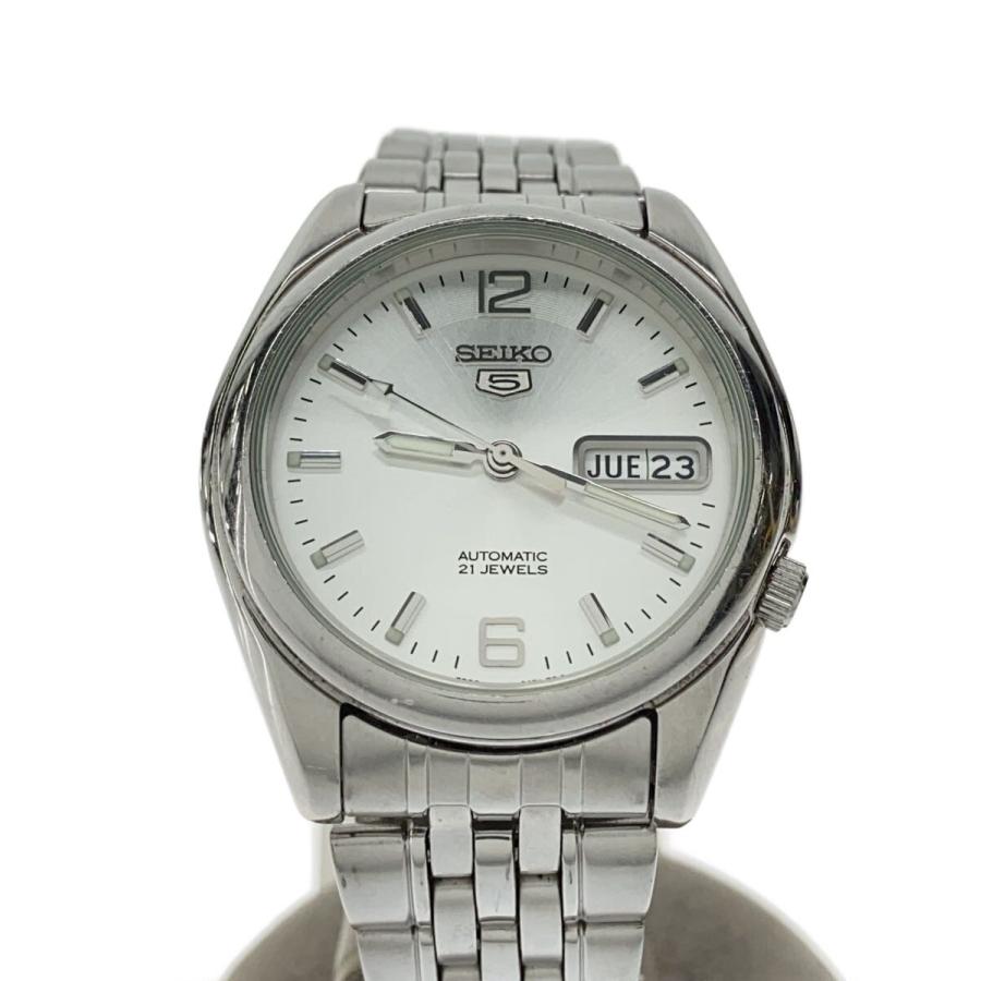 SEIKO◇自動巻腕時計/アナログ/ステンレス/SLV/SLV : セカンド