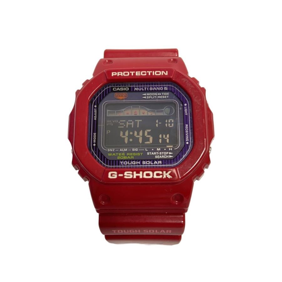 あ*様 G-SHOCK タフソーラー デジタル腕時計 レッド CASIO◇ソーラー腕時計・G-SHOCK/デジタル/RED : セカンドストリート