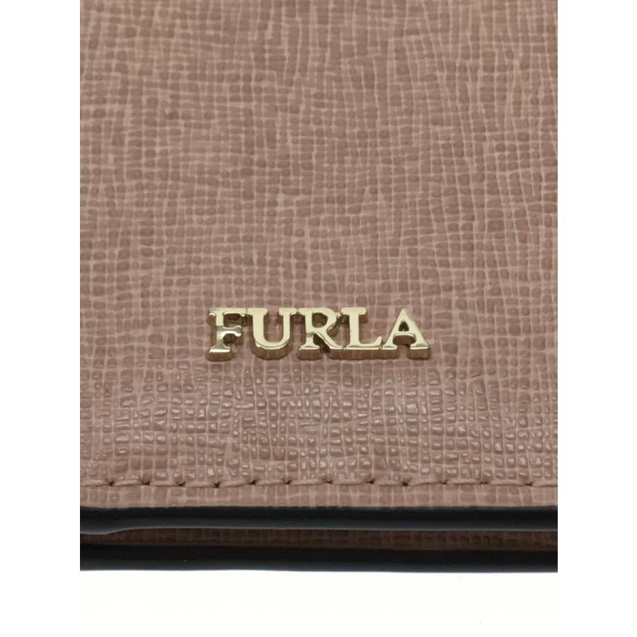 FURLA◆2つ折り財布/レザー/ベージュ/無地/レディース/25480｜ssol-shopping｜03