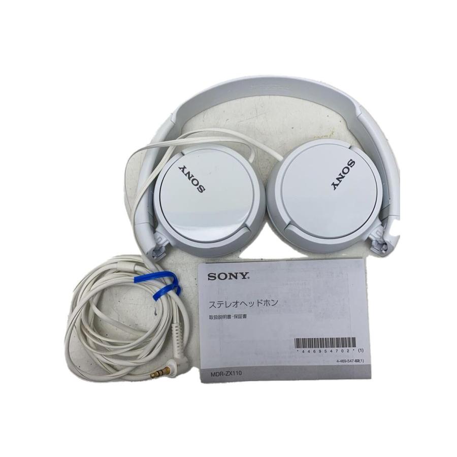 SONY◆イヤホン・ヘッドホン MDR-ZX110 (W) [ホワイト]｜ssol-shopping｜05