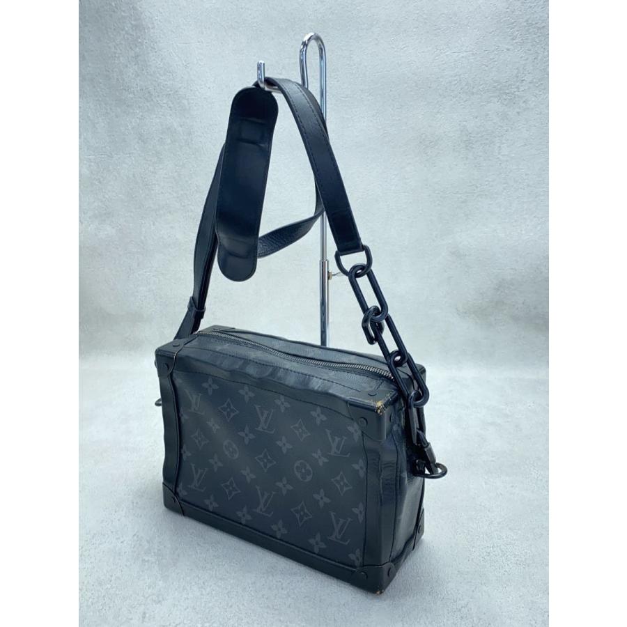 LOUIS VUITTON◇ソフトトランク_モノグラム・エクリプス_BLK/PVC/BLK