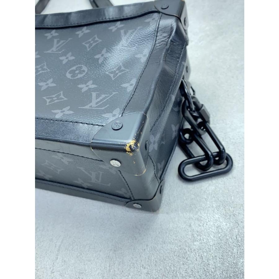 LOUIS VUITTON◇ソフトトランク_モノグラム・エクリプス_BLK/PVC/BLK
