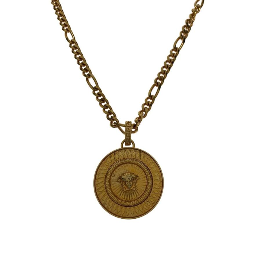 ヴェルサーチ ネックレス　箱有送込 VERSACE◇箱有/ネックレス/ゴールド/トップ有/メンズ
