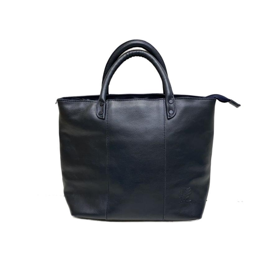 髭 HIGE BAG◇トートバッグ/レザー/BLK/無地 : セカンドストリート 