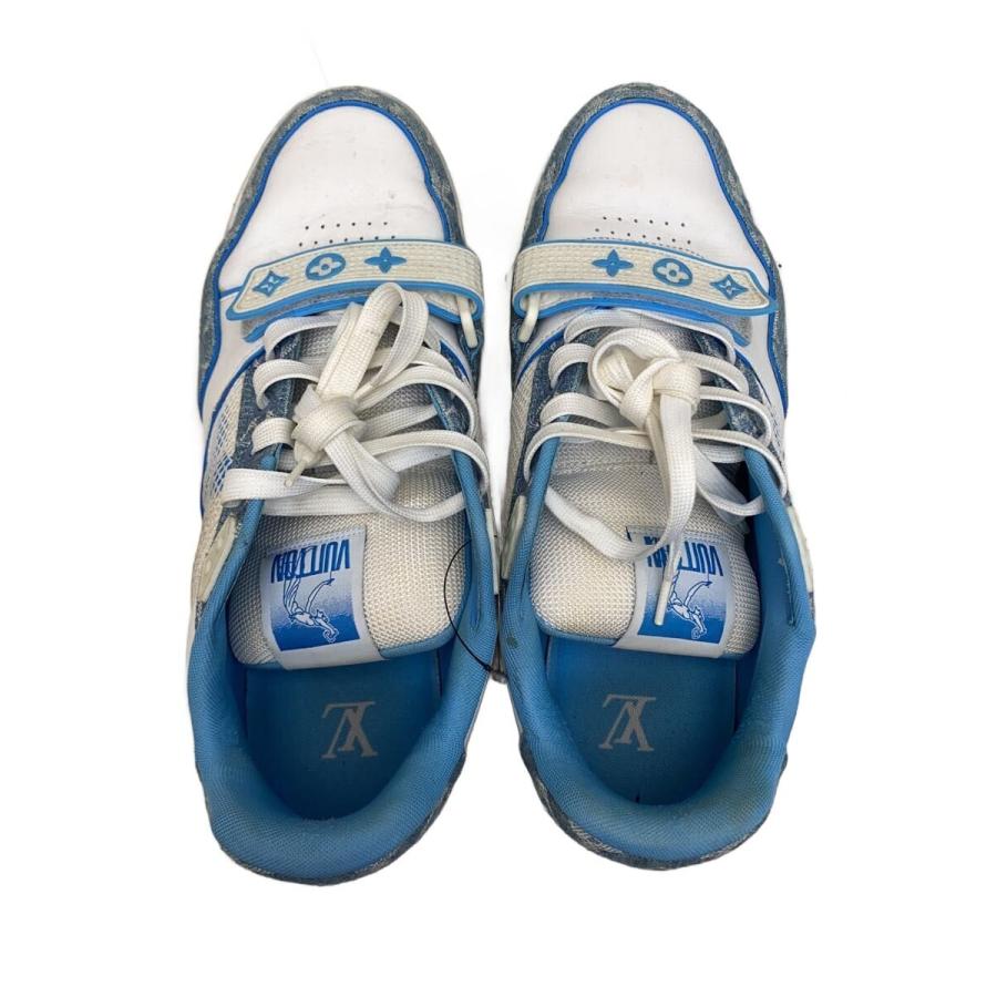 LOUIS VUITTON◆ローカットスニーカー/UK8/BLU/1A9ZI7//の画像