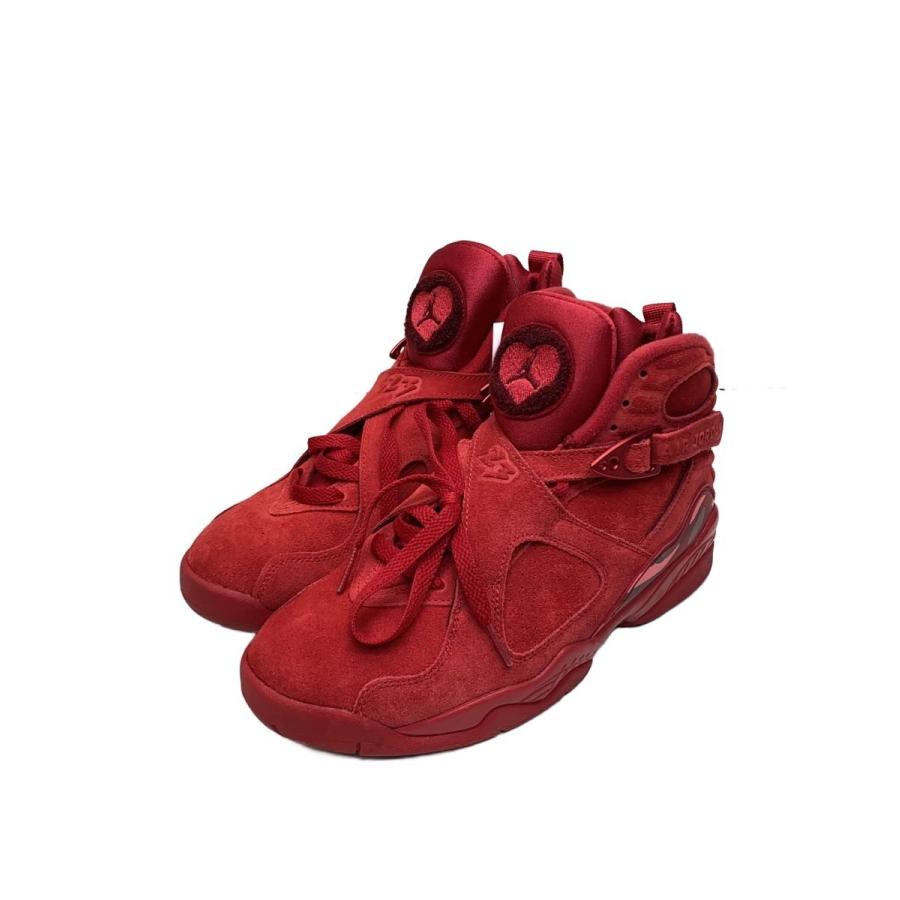 NIKE◇AIR JORDAN 8 RETRO VDAY/エアジョーダン/レッド/AQ2449-614