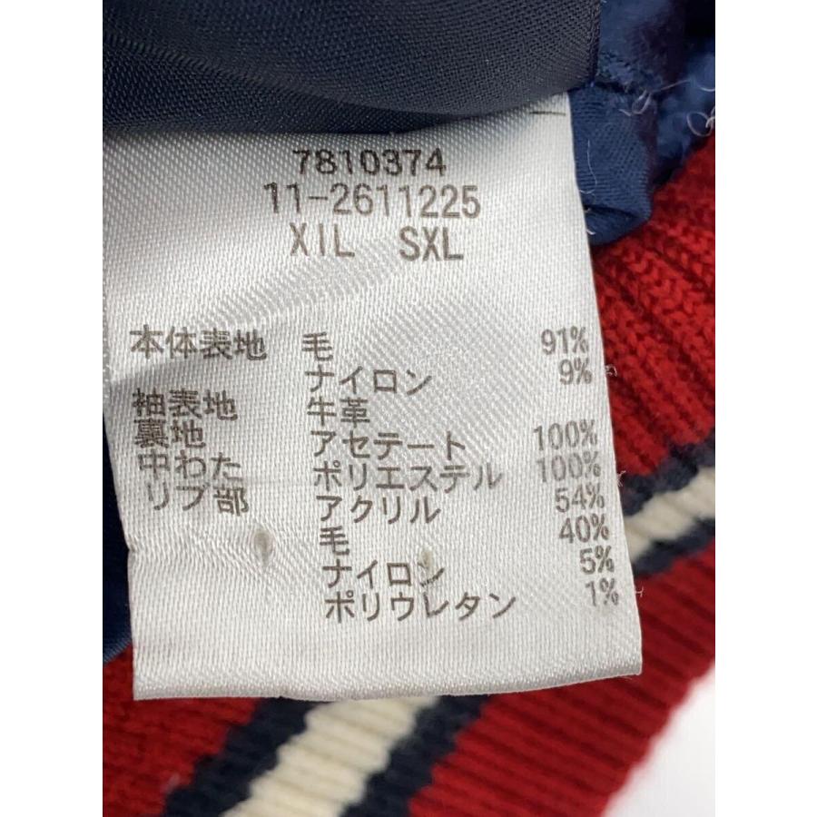 TOMMY HILFIGER◆スタジャン/M/ウール/RED/0755984｜ssol-shopping｜04