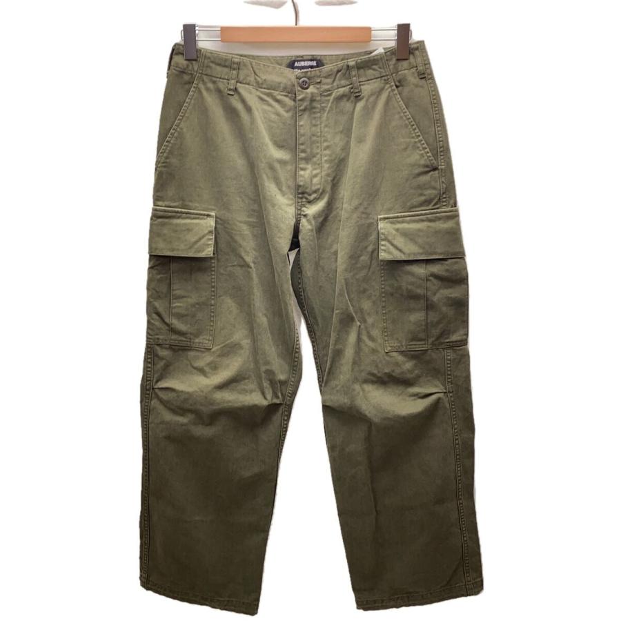 AUBERGE◇オーベルジュ/カーゴパンツ/44/コットン/KHK/無地