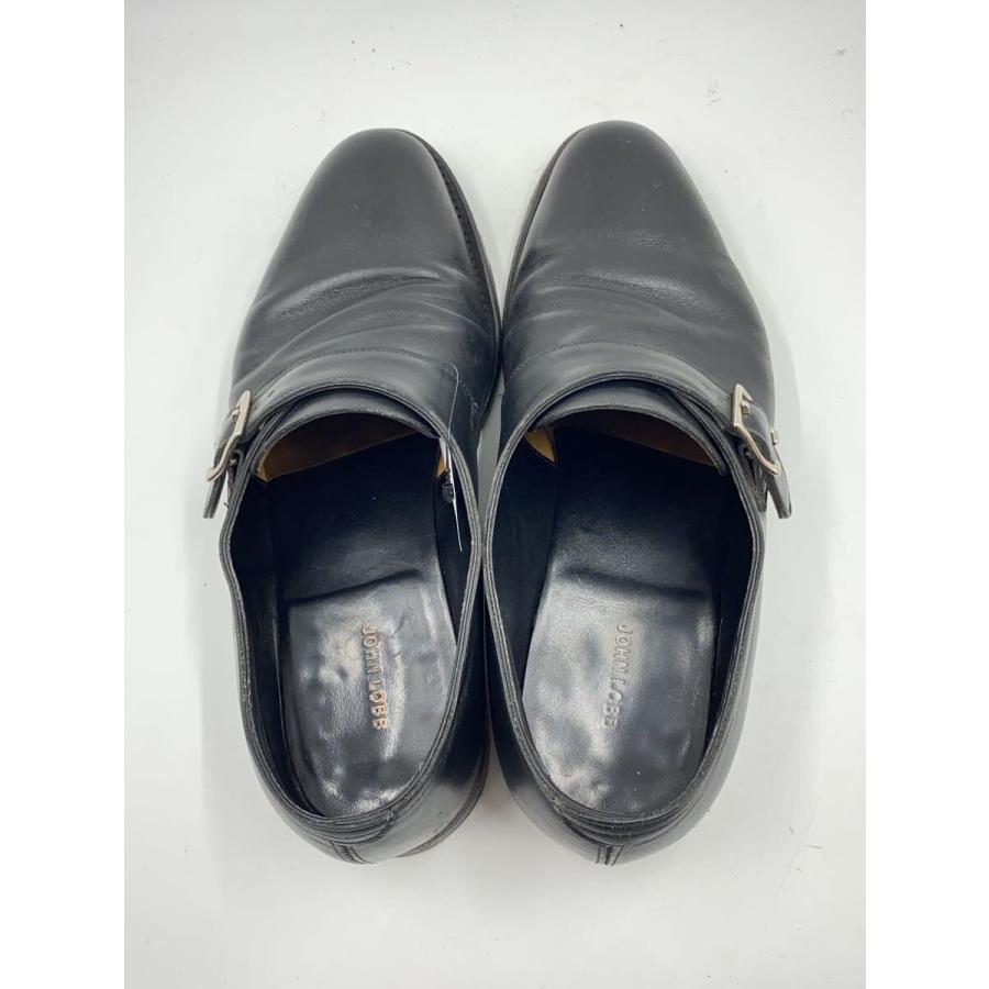 JOHN LOBB◇ジョンロブ/モンクストラップシューズ/--/BLK/レザー