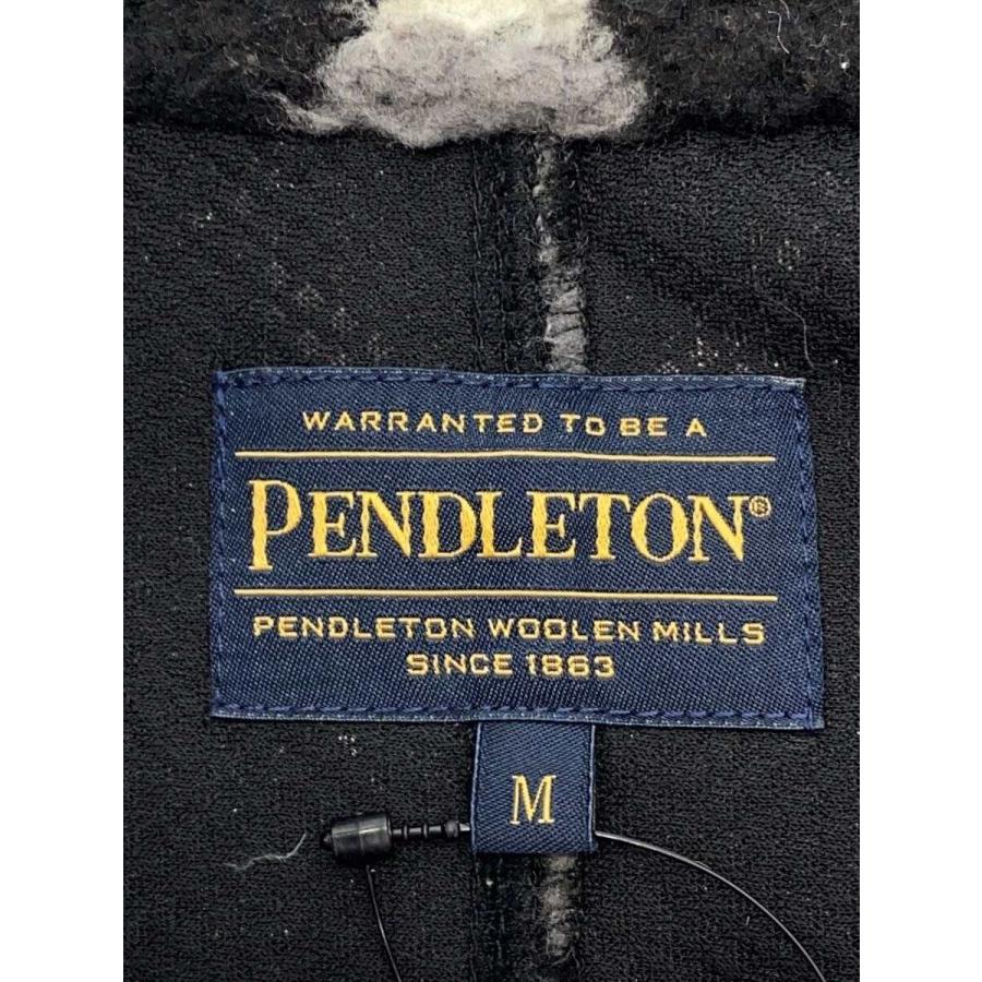 PENDLETON◇フリースベスト/M/ポリエステル/BLK/8475-3336 : セカンド 