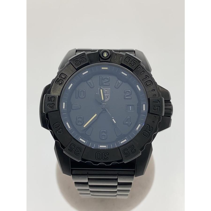 LUMINOX◇クォーツ腕時計/アナログ/ステンレス/BLK/3250-1GBq H-3L X 