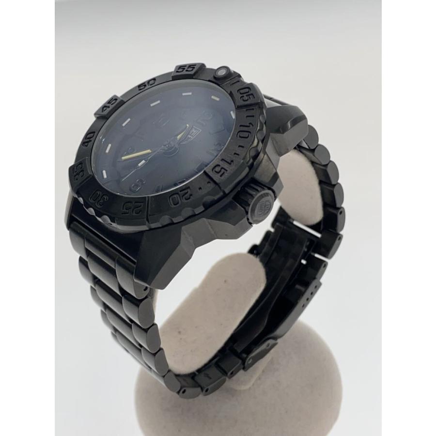 LUMINOX◇クォーツ腕時計/アナログ/ステンレス/BLK/3250-1GBq H-3L X 