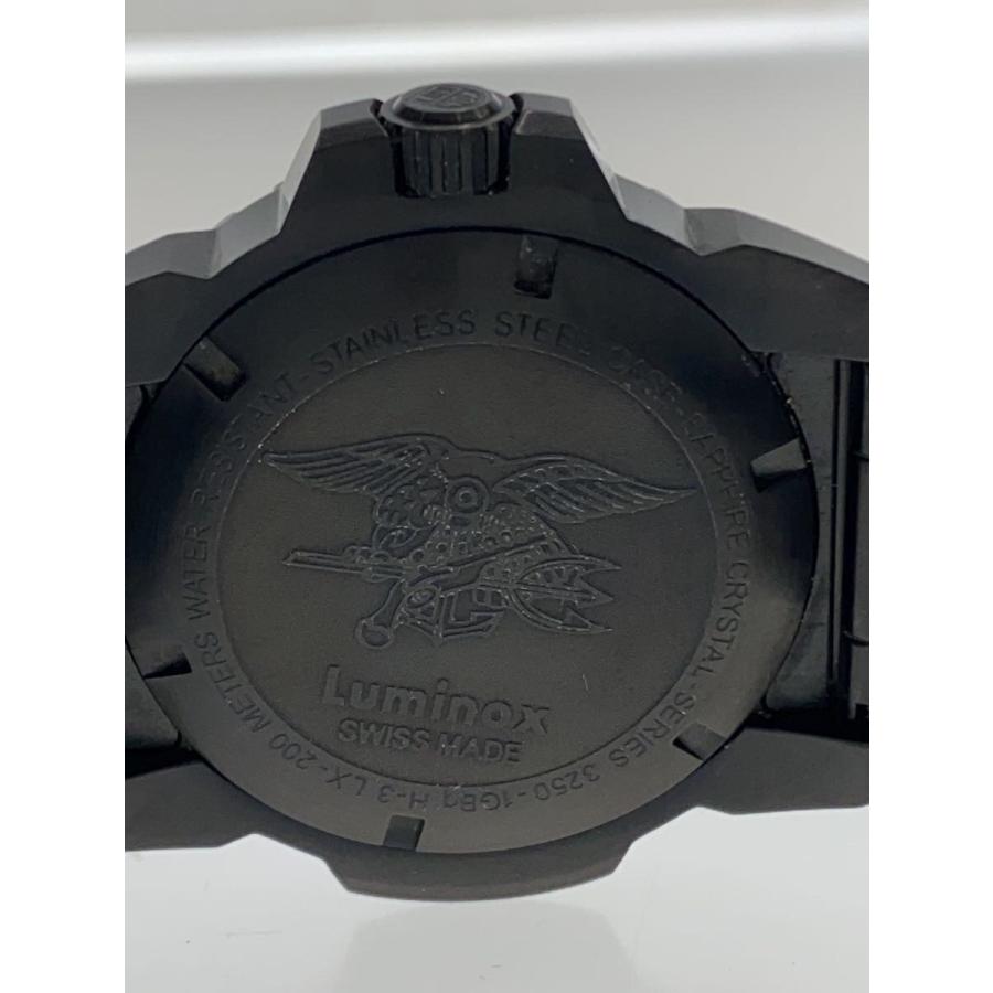 LUMINOX◇クォーツ腕時計/アナログ/ステンレス/BLK/3250-1GBq H-3L X 