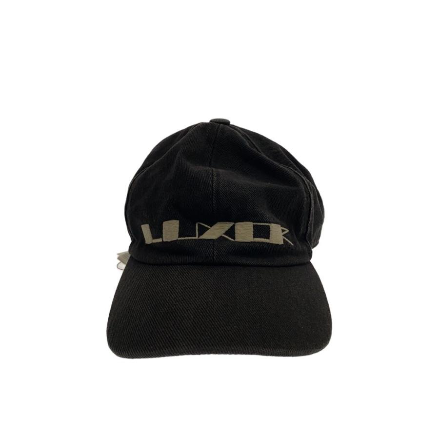 RICK OWENS DRKSHDW◇キャップ/L/コットン/BLK/無地/メンズ/DA02C5478