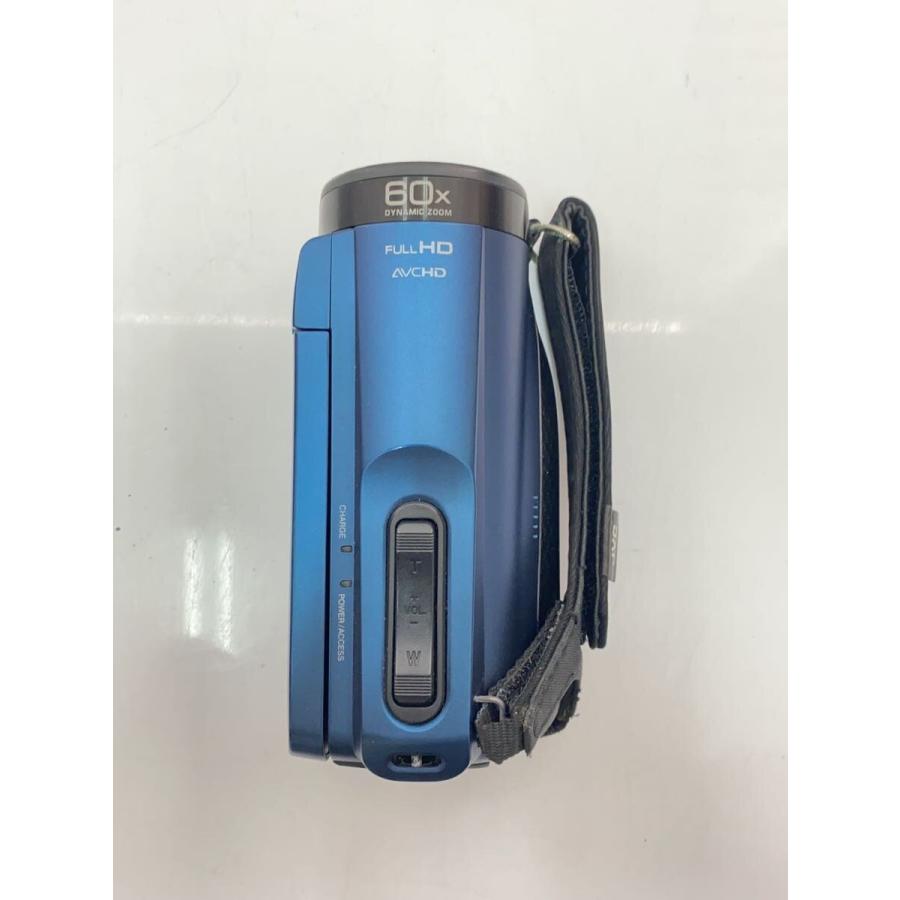JVC・Victor◇ビデオカメラ Everio R GZ-R480-A [ネイビーブルー