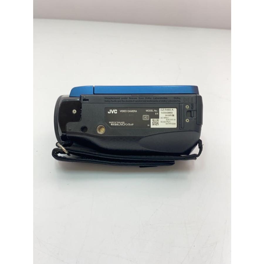 JVC・Victor◇ビデオカメラ Everio R GZ-R480-A [ネイビーブルー