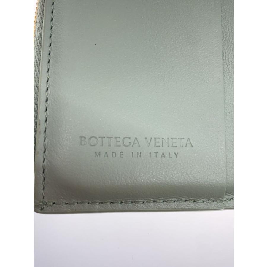 BOTTEGA VENETA◇3つ折り財布/レザー/GRN/無地/レディース/651372VCQC1