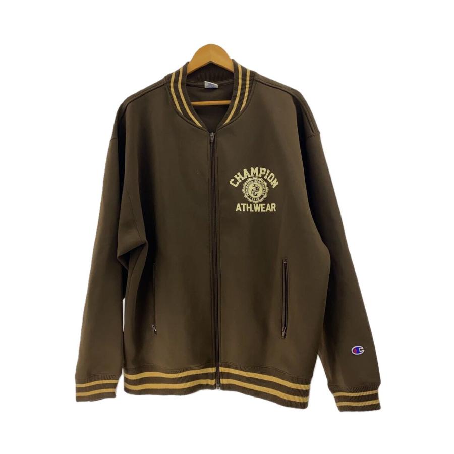 Champion◇スタジャン/L/ポリエステル/BRW/C8-V106 : セカンド Champion◇スタジャン/L/ポリエステル/BRW/C8-V106 : セカンド
