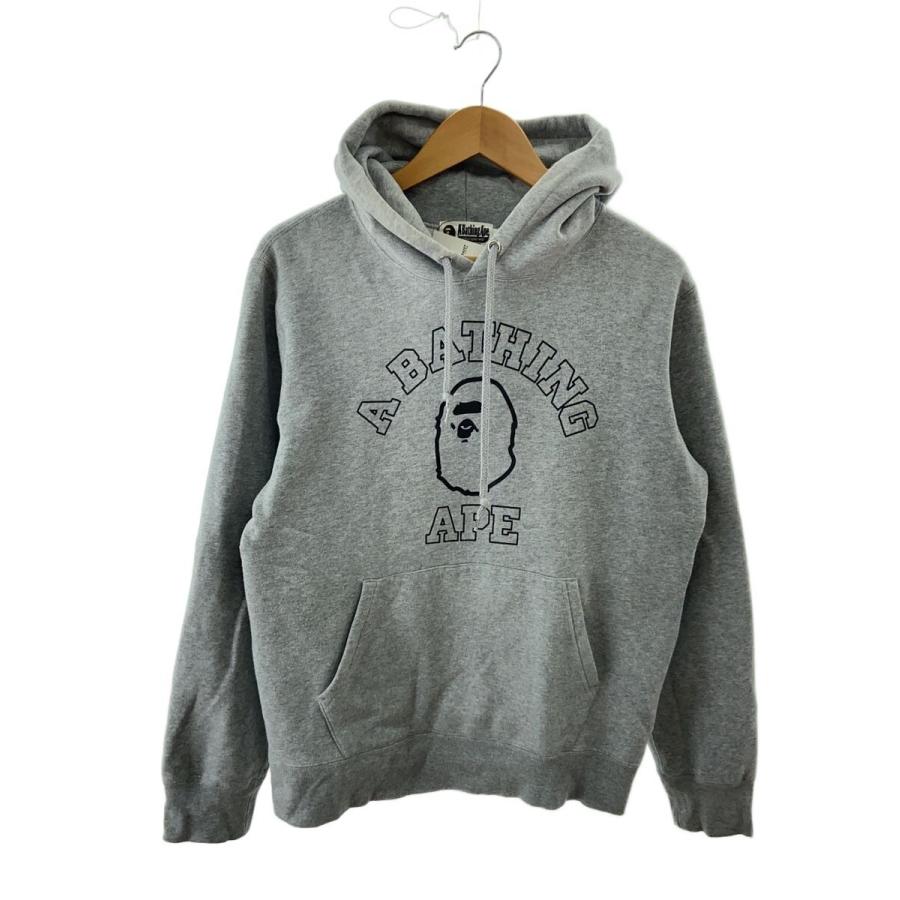 A BATHING APE◇パーカー/L/コットン/GRY/001GDH201001X : セカンド