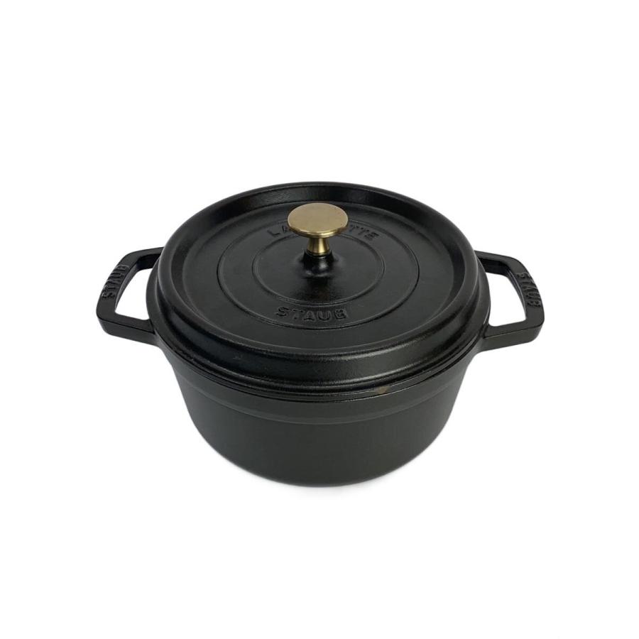 Staub◇鍋/サイズ:22cm/BLK// : セカンドストリートYahoo!店 - 通販