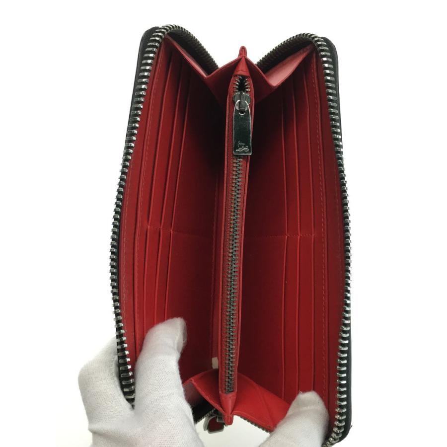 Christian Louboutin◇長財布/レザー/BLK/無地/メンズ/CM53 Christian Louboutin◇長財布/レザー/BLK/無地/メンズ/CM53