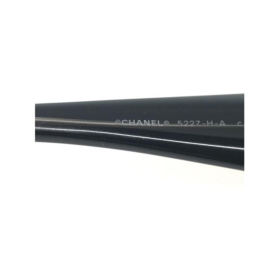 CHANEL シャネル サングラス ブラック ココマーク ウェリントン型