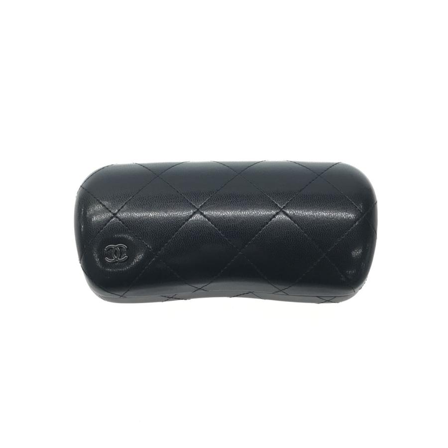 CHANEL シャネル サングラス ブラック ココマーク ウェリントン型