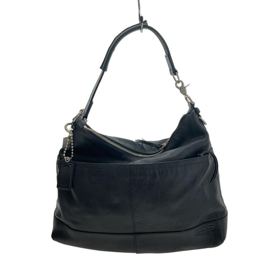 COACH◇ショルダーバッグ/レザー/70307 ブラック : セカンドストリート