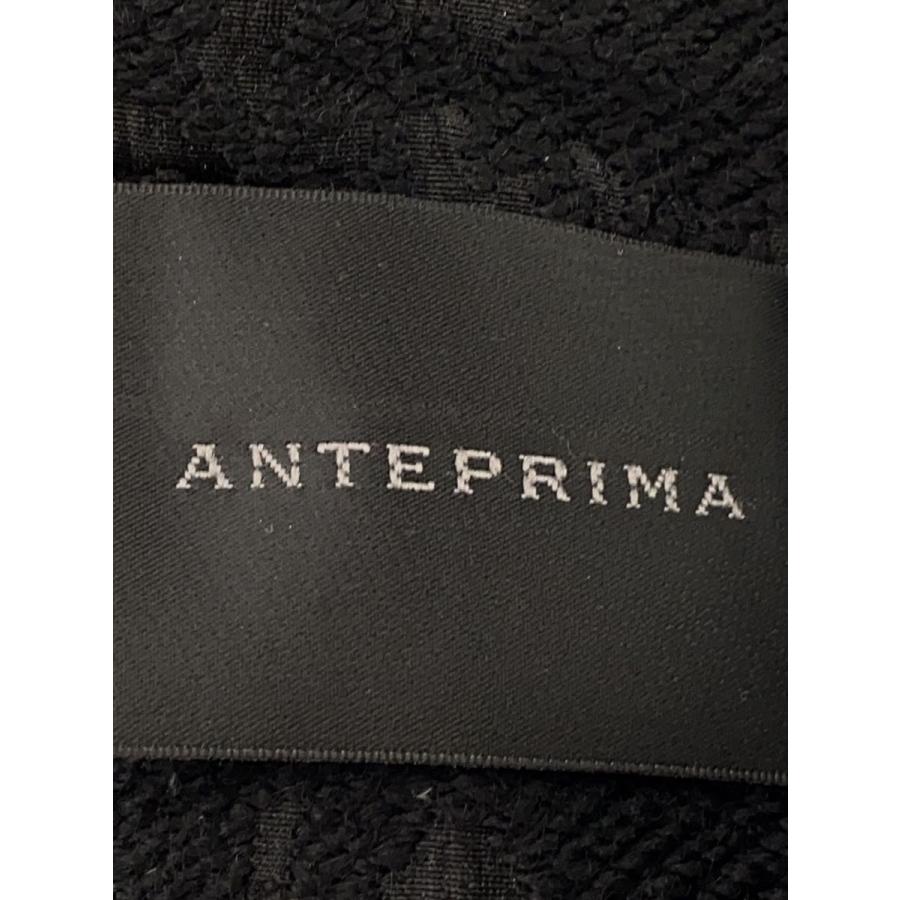 ANTEPRIMA◇ロングダウンジャケット/38/ウール/BLK/総柄/NW 15F 90 005 