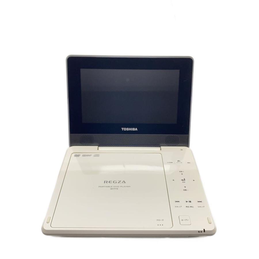 TOSHIBA◇ポータブルDVDプレーヤー REGZA SD-P77SW [ホワイト