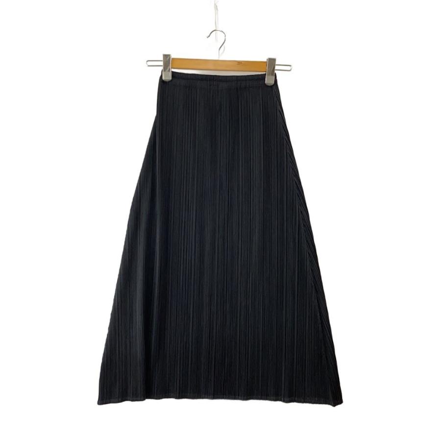 PLEATS PLEASE ISSEY MIYAKE◇プリーツロングスカート/1/ポリエステル