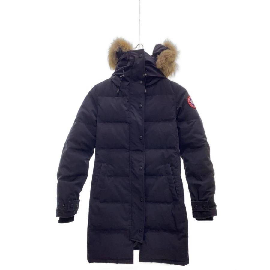【美品】  ブラック ダウンジャケット L 2302JL CANADA GOOSE◇ロングダウンジャケット/M/ポリエステルブラック/2302JL