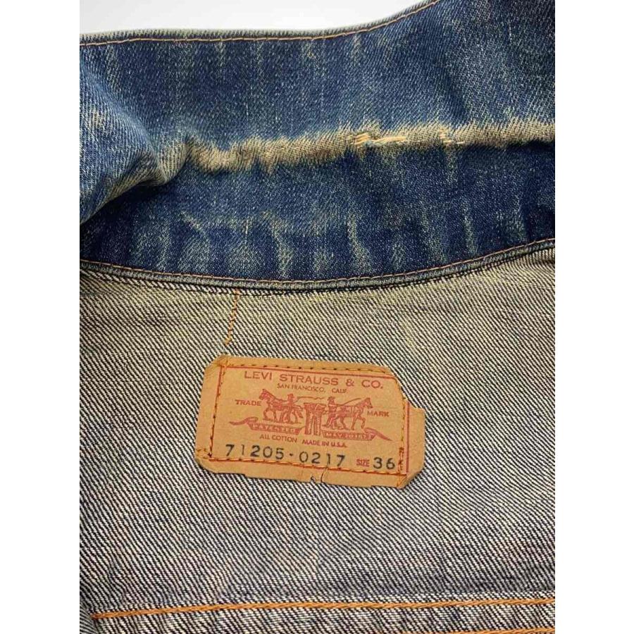 Levi's◇VT/60-70s/BIGE/71205/Gジャン/36/デニム/IDG/ダメージ Levi's◇VT/60-70s/BIGE/71205/Gジャン/36/デニム/IDG/ダメージ