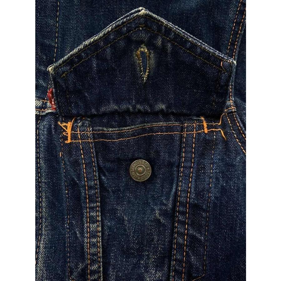 Levi's◇VT/60-70s/BIGE/71205/Gジャン/36/デニム/IDG/ダメージ Levi's◇VT/60-70s/BIGE/71205/Gジャン/36/デニム/IDG/ダメージ