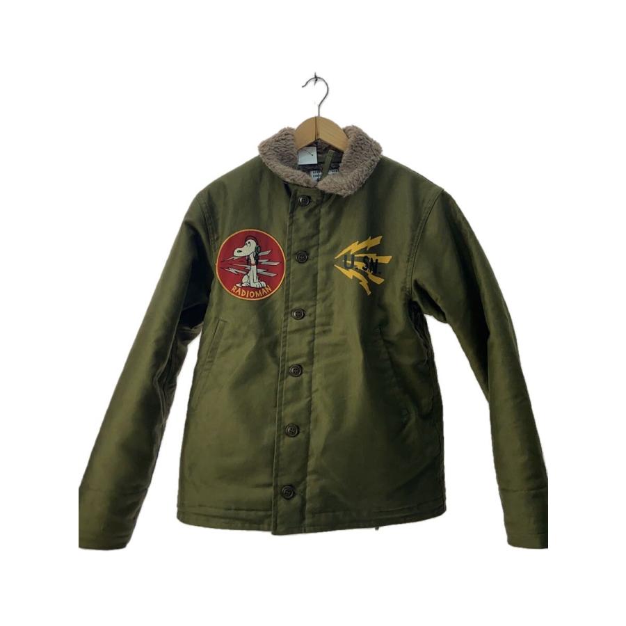 TOYs McCOY◇×SNOOPY/N-1/デッキジャケット/38/コットン/KHK/TMJ2441