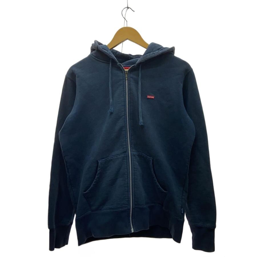 Supreme◇small box logo zip up hoodie/ジップパーカー/S