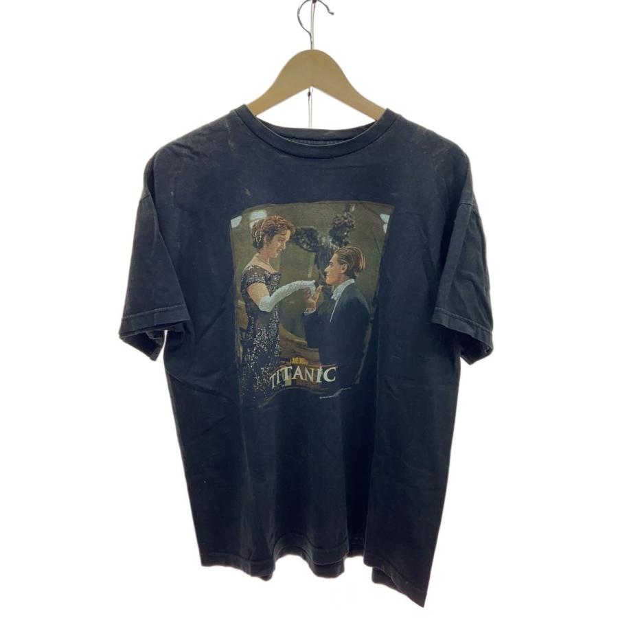 最終価格　タイタニック 90’s tシャツ ヴィンテージ USA製 90S/タイタニック/VINTAGE/MOVIE/US TS/Tシャツ/L/コットン/BLK