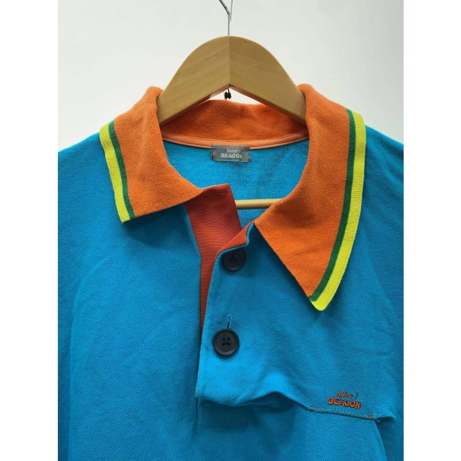 kolor / BEACON◇ポロシャツ/2/コットン/BLU/23SBM-T09236 : セカンド 
