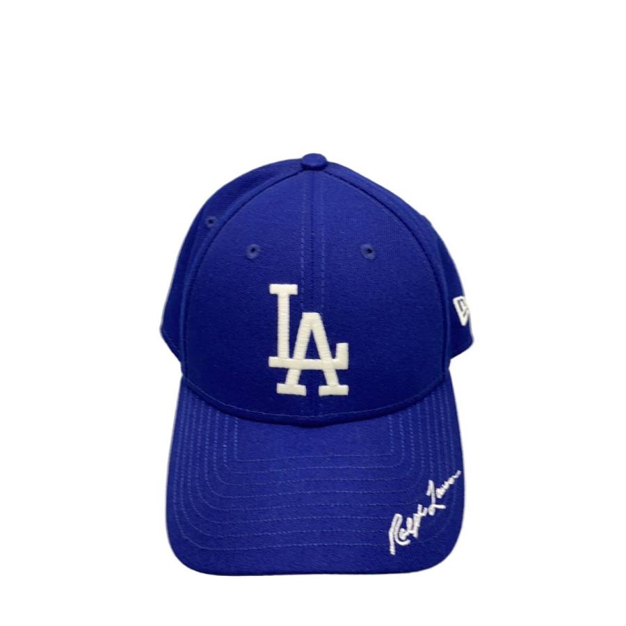 NEW ERA◇×POLO RALPH LAUREN/ドジャース/キャップ/S/ポリエステル/BLU