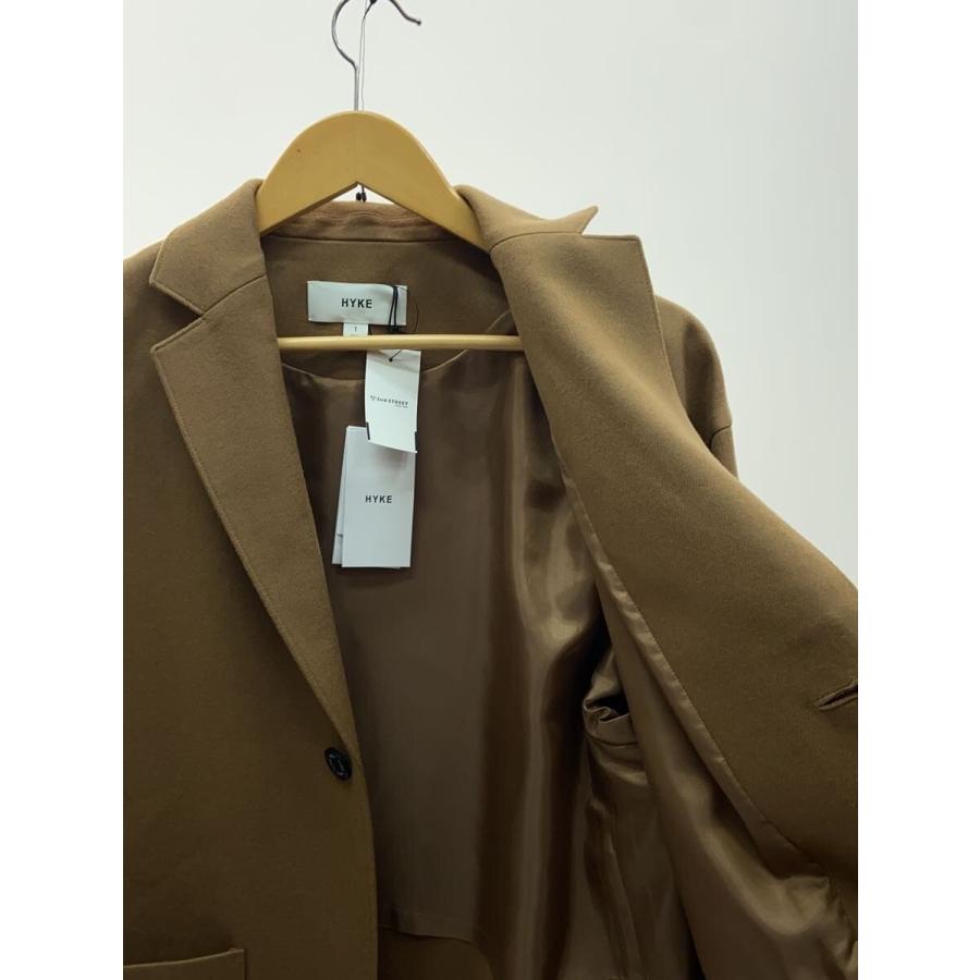 HYKE◇25AW/WOOL JACKETテーラードジャケット/1/ウール/BRW/17526