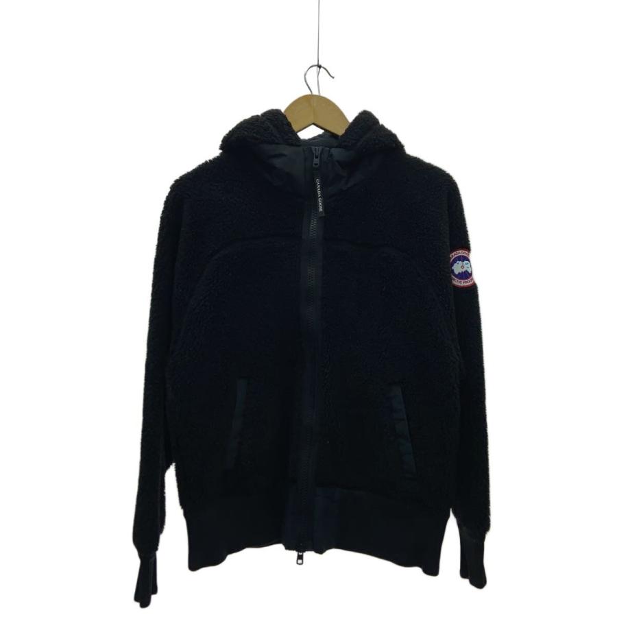 CANADA GOOSE◇フリースジャケット/XS/ポリエステル/BLK/無地/7016L 